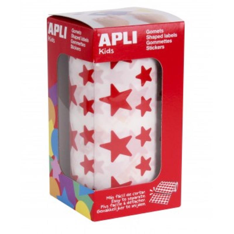 rollo-apli-gomets-estrella-rojo