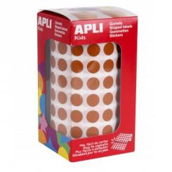 Rollo APLI Gomets Redondos  10,5 Marr