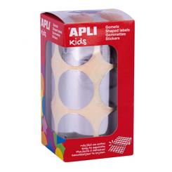 Rollo APLI Gomets Redondos  33,0 Plata