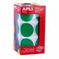 rollo-apli-gomets-redondos-330-verde