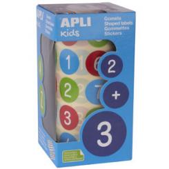 Rollo APLI Gomets Redondos Rem 123 20,0 Multicol