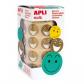 rollo-apli-gomets-redondos-rem-smile-200-dorados
