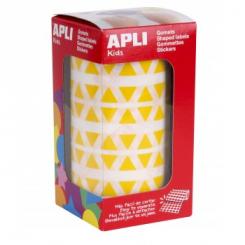 Rollo APLI Gomets Triangu.  10,5 Amarillo
