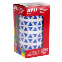 Rollo APLI Gomets Triangu.  10,5 Azul