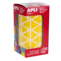 Rollo APLI Gomets Triangu.  20,0 Amarillo