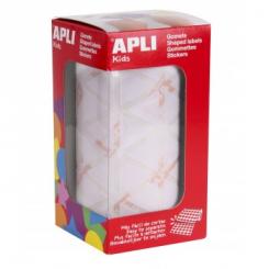 Rollo APLI Gomets Triangu.  20,0 Blancas