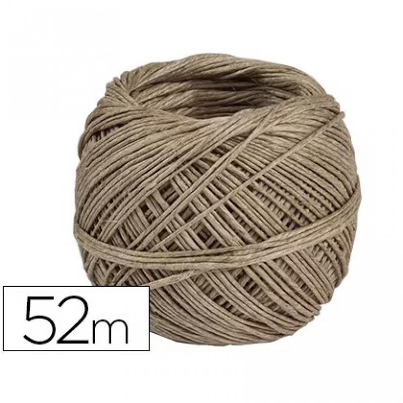 Rollo Cuerda cañamo grande 52 gr Marron