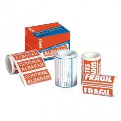 Rollo Etiquetas APLI Contiene Albaran 200 U.