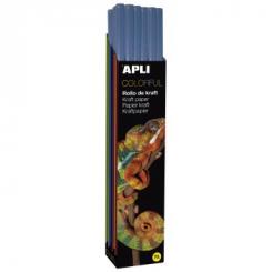 APLI Rollo Papel Kraft 1 X 3M. Azul