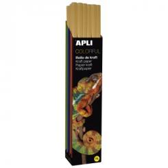 APLI Rollo Papel Kraft 1 X 3M. Naranja