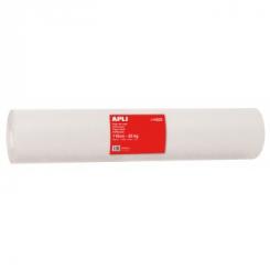 APLI Rollo Papel Kraft Blanco 80Gr 110Cm 25Kg