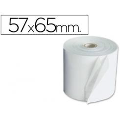 Rollo sumadora Q-CONNECT electro 57 mm ancho x 65 mm diametro copiativo con 2 hojassin bisfenol a