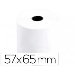 Rollo sumadora Q-CONNECT electro 57 mm ancho x 65 mm diametro sin bisfenol a