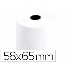 Rollo sumadora Q-CONNECT electro 58 mm ancho x 65 mm diametro sin bisfenol a