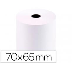 Rollo sumadora Q-CONNECT electro 70 mm ancho x 65 mm diametro sin bisfenol a