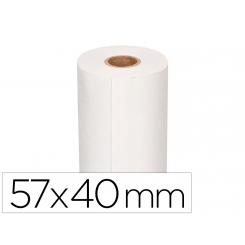 Rollo sumadora Q-CONNECT termico 57x40x11 mm 58 gr sin bisfenol a