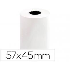 Rollo sumadora Q-CONNECT termico 57x45x11 mm 58 gr sin bisfenol a