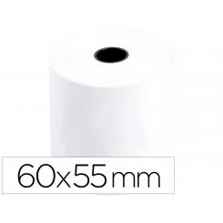 Rollo sumadora Q-CONNECT termico 60 mm ancho x 55 mm diametro sin bisfenol a