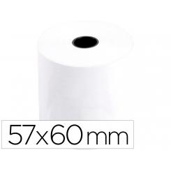 Rollo sumadora termico Q-CONNECT 57 mm ancho x 60 mm diametro sin bisfenol a