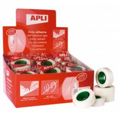 Rollos APLI Cinta Ad.Invisible 19X33 35U
