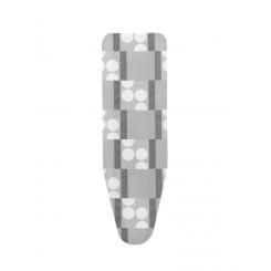 Rolser FUR003-2063 funda de tabla de planchar Cubierta superior para tabla de planchado Algodón Gris