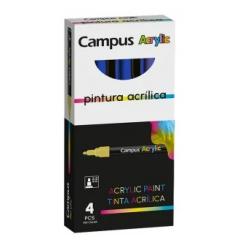 Rotulador Acrílico CAMPUS ACRYLIC, color azul