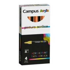 Rotulador Acrílico CAMPUS ACRYLIC, color naranja