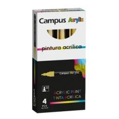 Rotulador Acrílico CAMPUS ACRYLIC, color oro