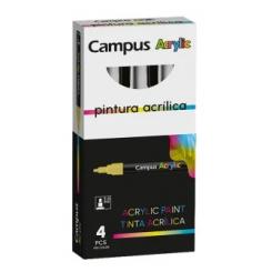 Rotulador Acrílico CAMPUS ACRYLIC, color plata