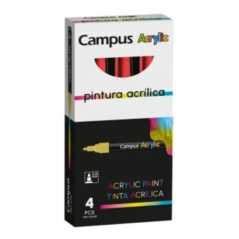rotulador-acrilico-campus-acrylic-color-rojo