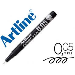 Rotulador ARTLINE Calibrado Micrometrico Negro Comic Pen EK-2805 Punta Poliacetal 0,05 mm Resistente Al Agua