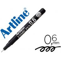 Rotulador ARTLINE Calibrado Micrometrico Negro Comic Pen EK-286 Punta Poliacetal 0,6 mm Resistente Al Agua