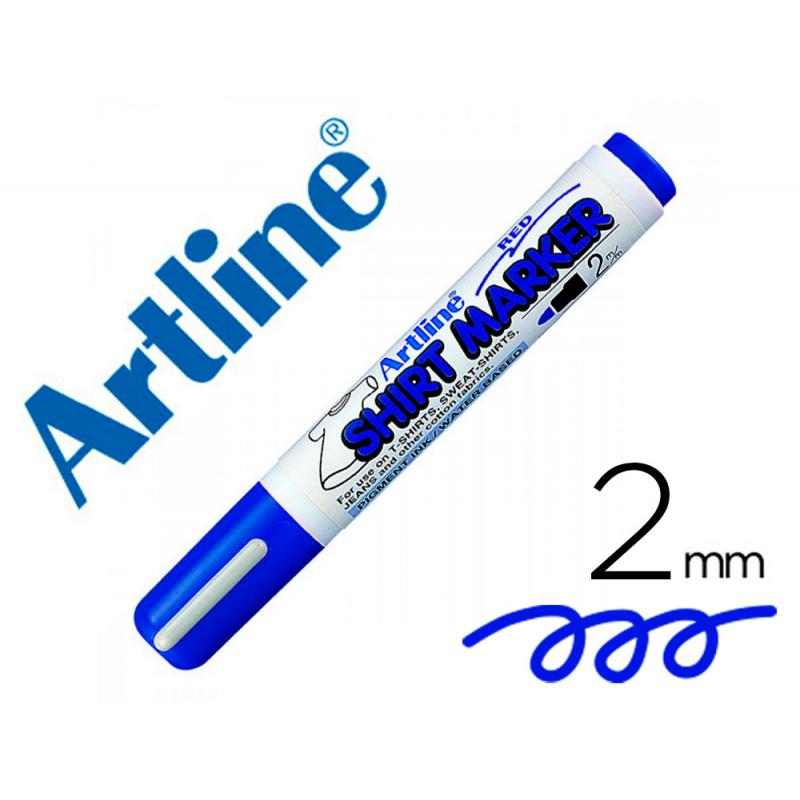 rotulador-artline-camiseta-ekt-2-azul-punta-redonda-2-mm-para-uso-en-camisetas