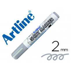 Rotulador ARTLINE camiseta ekt-2 gris punta redonda 2 mm para uso en camisetas