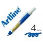 rotulador-artline-clix-fluorescente-ek-63-azul-punta-biselada-4-mm