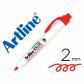 Rotulador ARTLINE Clix Pizarra Ek-573A Rojo Punta Retactil Redonda 2,00 Mm