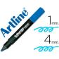 rotulador-artline-fluorescente-ek-660-azul-punta-biselada