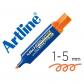 Rotulador ARTLINE fluorescente eks-600 naranja punta biselada