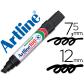 rotulador-artline-marcador-permanente-100-negro-punta-biselada