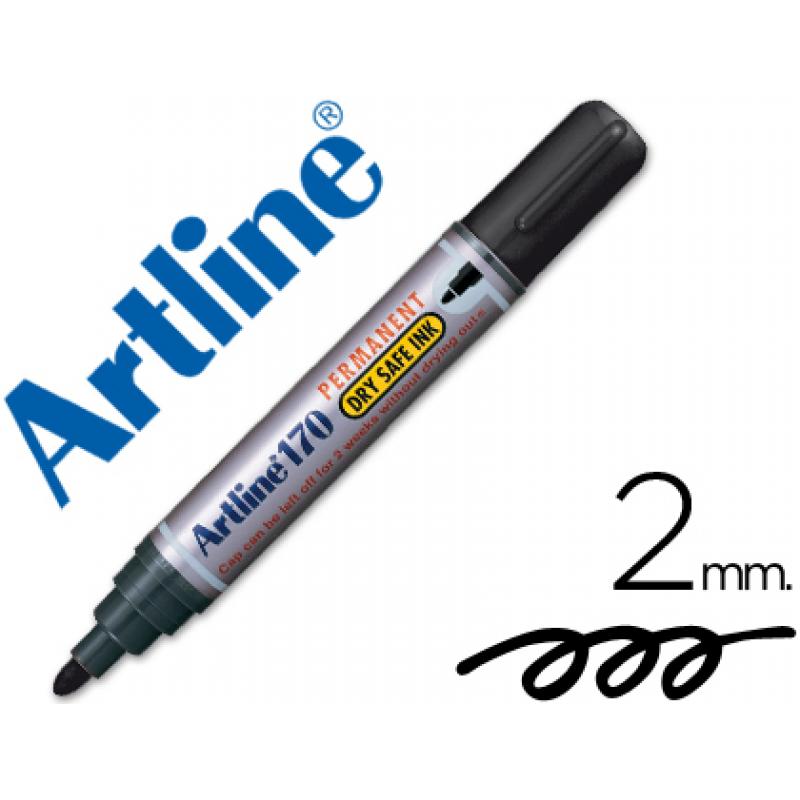 rotulador-artline-marcador-permanente-170-negro-punta-redonda-2-mm-antisecado