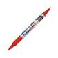 rotulador-artline-marcador-permanente-ek-041t-rojo-doble-punta-04-y-10-mm