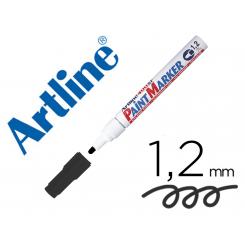 Rotulador ARTLINE marcador permanente EK-444 xf negro -punta redonda 0.8 mm -metal caucho y plastico