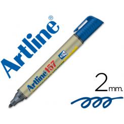 Rotulador ARTLINE pizarra EK-157 azul punta redonda 2 mm
