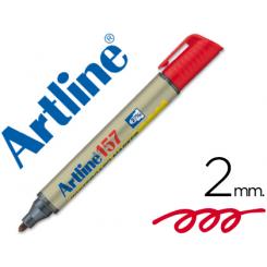 Rotulador ARTLINE Pizarra EK-157 Rojo -Punta Redonda 2 mm