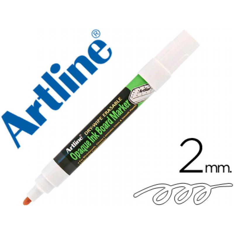 rotulador-artline-pizarra-epd-4-color-blanco-opaque-ink-board-punta-redonda-2-mm