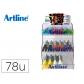 Rotulador ARTLINE pizarra epd-4 opaque ink board punta redonda 2 mm expositor de 78 unidades colores surtidos