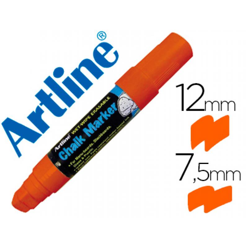 rotulador-artline-pizarra-verde-negra-epw-12-mm-color-naranja