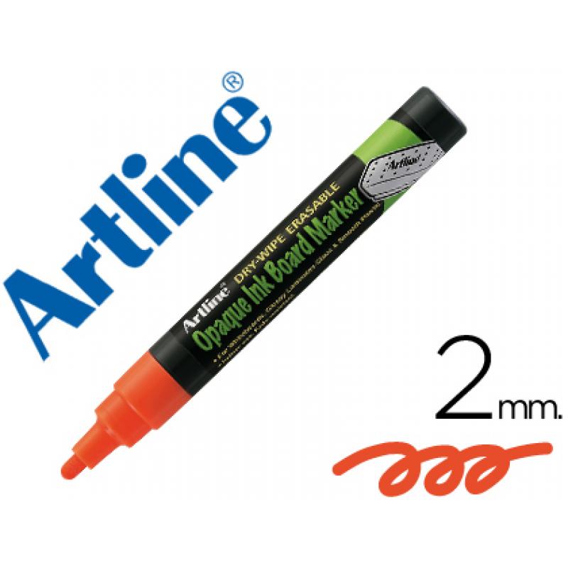 rotulador-artline-pizarra-verde-negra-epw-4-na-color-naranja-bolsa-de-4-unidades