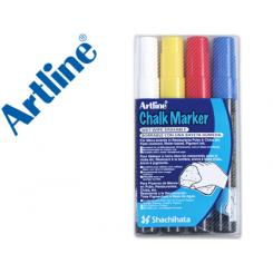 Rotulador ARTLINE pizarra verde negra EPW-4-st bolsa de 4 unidades colores surtidos