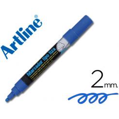 Rotulador ARTLINE pizarra verde negra EPW-4-az color azul bolsa de 4 unidades